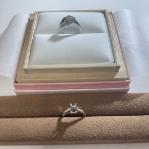 四条烏丸宝石修理 京都市よりダイヤの指輪をネックレスにジュエリーリフォーム
