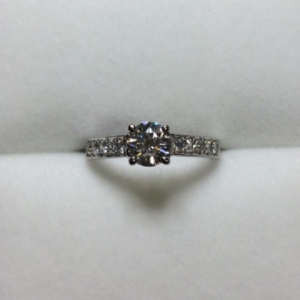 兵庫県姫路市　受け継いだダイヤモンドで婚約指輪を作製