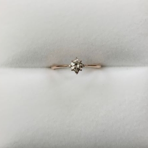 大阪梅田・祖母から受け継いだ古い指輪をご自身の婚約指輪へジュエリーリフォーム
