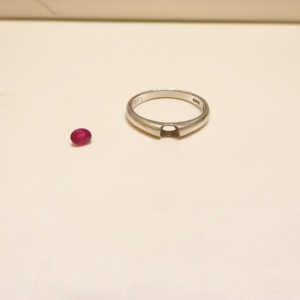 大阪府貝塚市｜指輪のルビーが外れてしまい、お修理をされたお客様