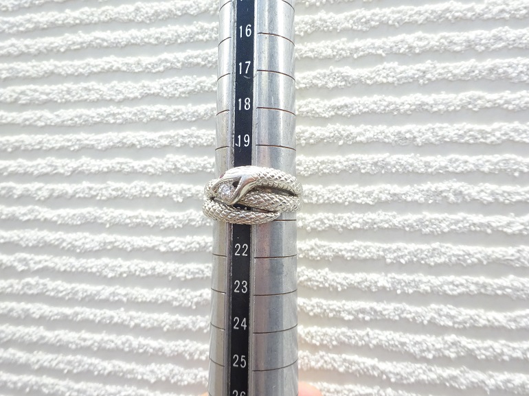 大阪府泉南市　母から譲り受けた指輪のサイズ直しをされたお客様です