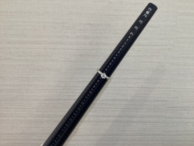 和歌山県岩出市 お母様から譲り受けた指輪のサイズ直しをされたお客様