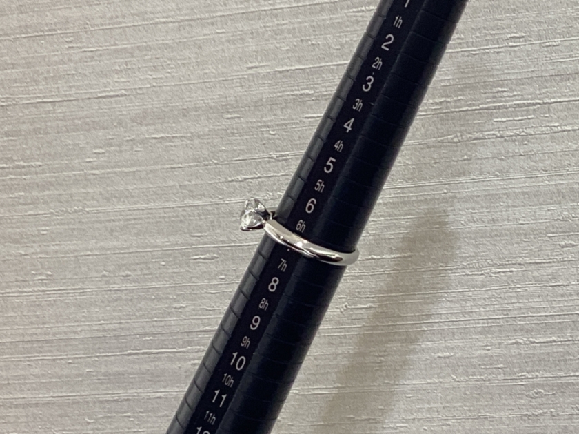 和歌山県岩出市 お母様から譲り受けた指輪のサイズ直しをされたお客様