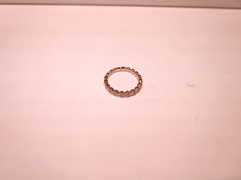 大阪府和泉市 指輪のロー付けのお修理をされたお客様です。