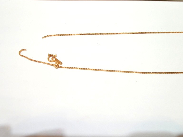 大阪府岬町　ネックレスのエンドパーツのお修理をされたお客様です。