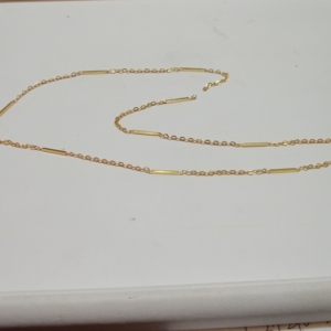 外すことがないK18ネックレスが切れてしまいグレースフジミ泉南店／gardenりんくう泉南でお修理をされたお客様です。