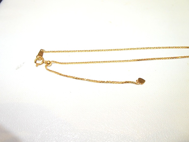 大阪府岬町　ネックレスのエンドパーツのお修理をされたお客様です。